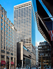 Financial district office building at 1 Federal st.
