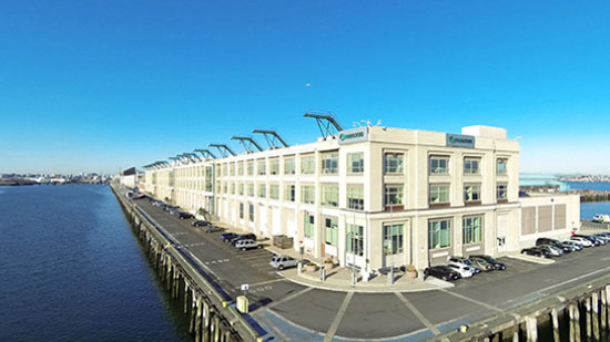Seaport office building on Black Falcon
