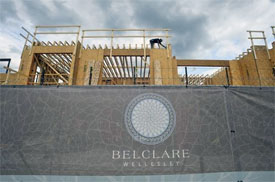 Wellesley office building Belclare being built