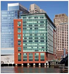 Office Space in Boston's Financial District Overlooking the Water