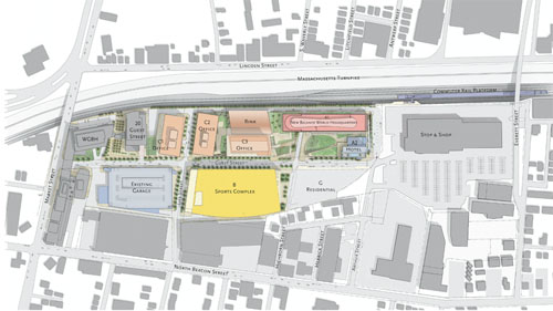 map of the Boston Landing project