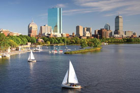 Boston Skyline over the Charles