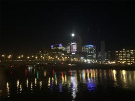 Fan Pier in Boston across the water