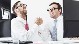 Colleagues in office