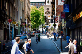 Bromfield street in Boston