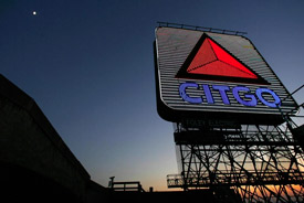 Iconic Citgo sign in Fenway