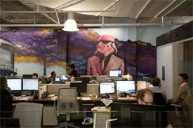 Cool, creative office space