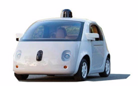 Driverless car rendering