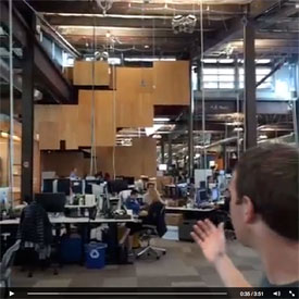 Facebook open office space