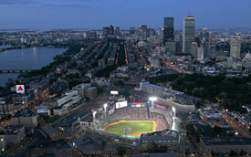 Boston Fenway skyline