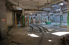 T station renovations at Govt. Center in Boston