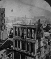 archive image of the great Boston fire in 1872