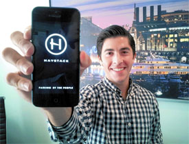 Haystack app and founder