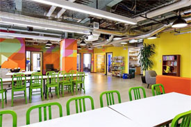 Facebook office space in Kendall Square