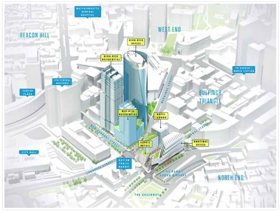 Bulfinch Crossing map