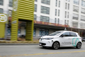 Self-driving car in Boston