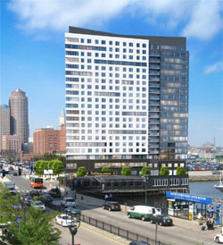 Pier 4 boston residential building