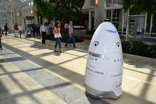 Security Robot on patrol