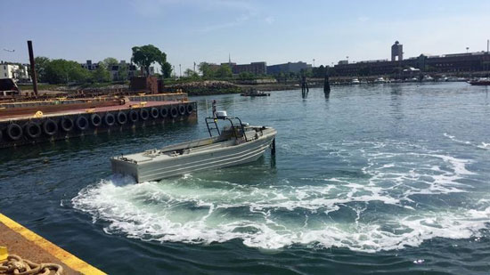 Self-driving boats in Boston