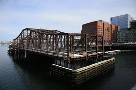 Seaport Bridge in Boston