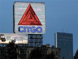 Citgo Sign Boston at night