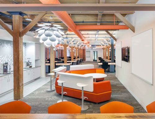 Cool modern office space in Boston