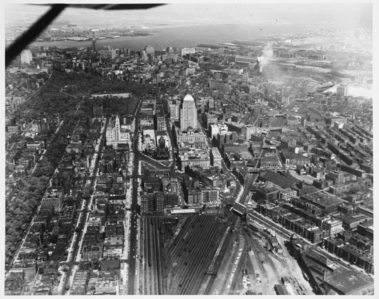 Old Copley Square in Boston, from 1957