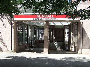 Kendall Sq T-Stop in Cambridge, MA