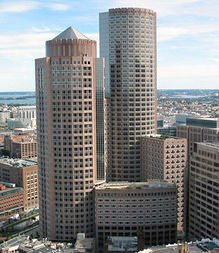 aerial view of south boston office space