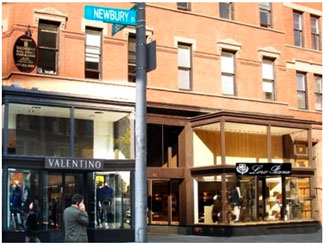 commercial real estate on newbury street in boston is reaching peak pricing
