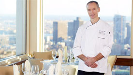 Stefan Jarausch executive chef at Top of the Hub Boston