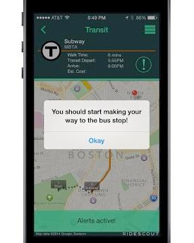 Mobile transportation app
