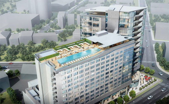Rendering of Virgin Hotel